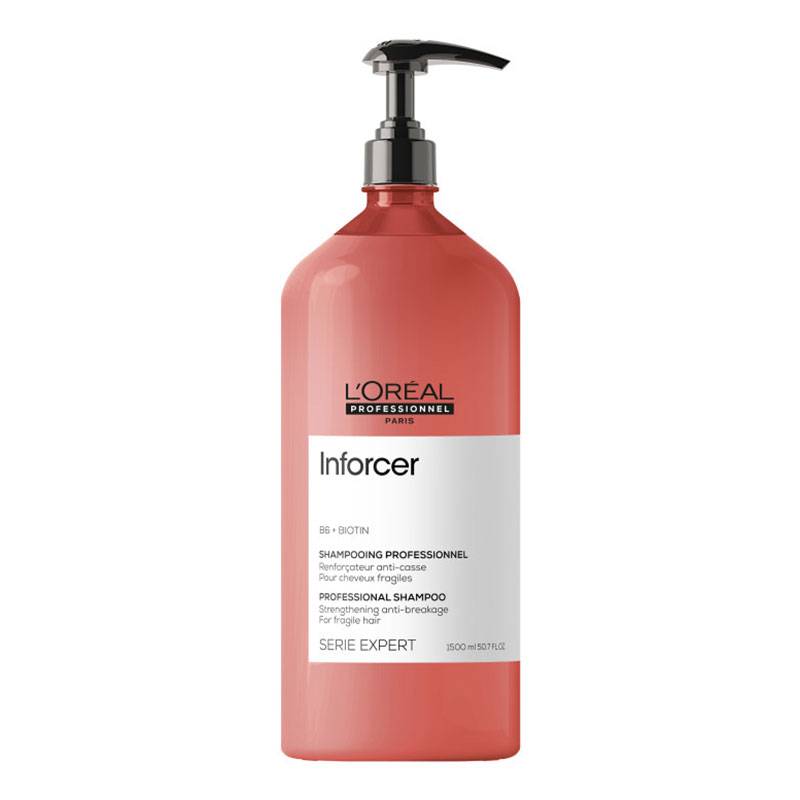 Shampoing cheveux abîmés et secs Inforcer de la marque L'Oréal Professionnel Contenance 1500ml - 1