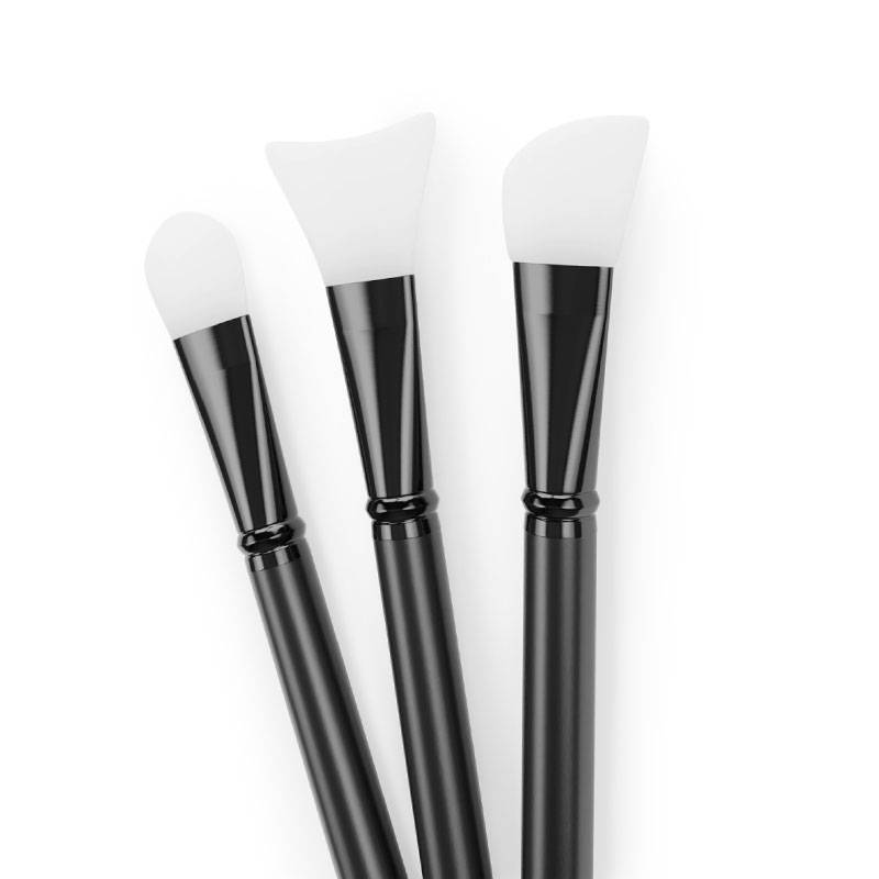 Kit de 3 spatules en Silicone cuillère biseautée et courbée de la marque Pbi - 1