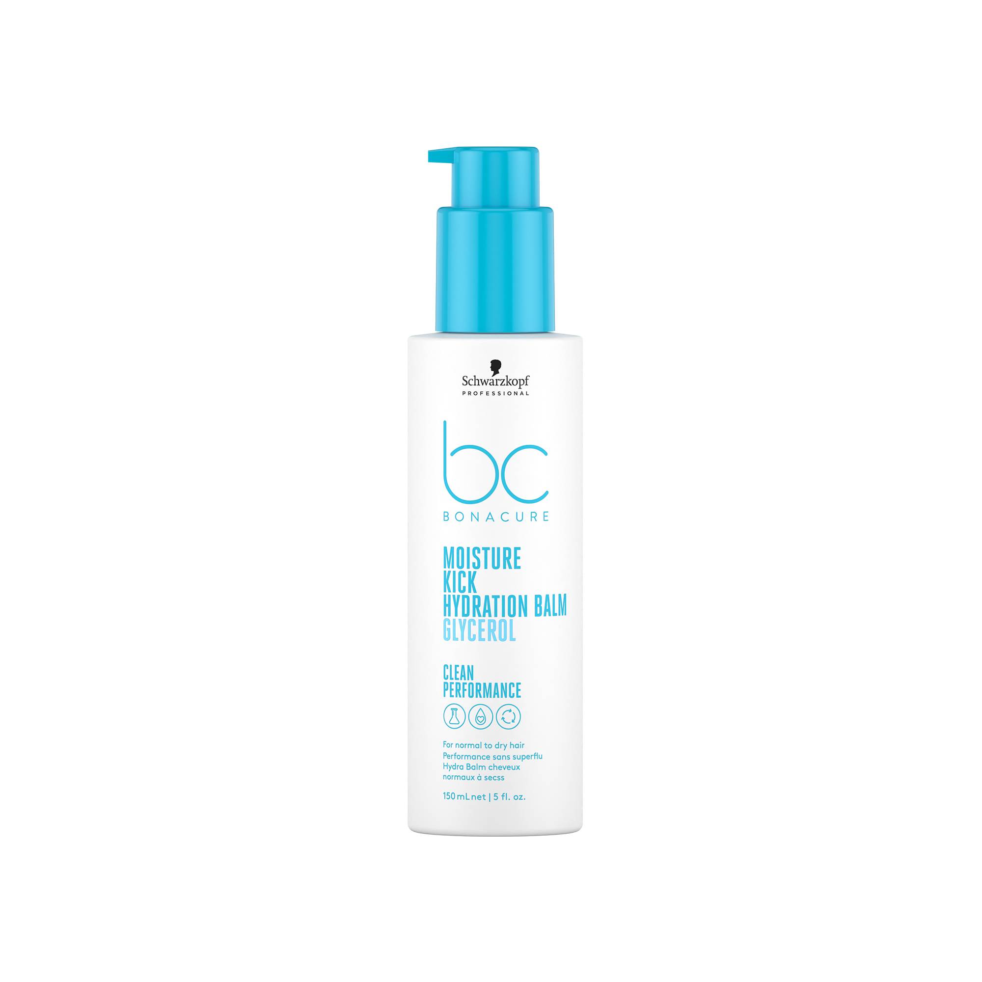 Baume d'hydratation pour cheveux normaux à secs Moisture Kick de la marque Schwarzkopf Professional Contenance 150ml - 1