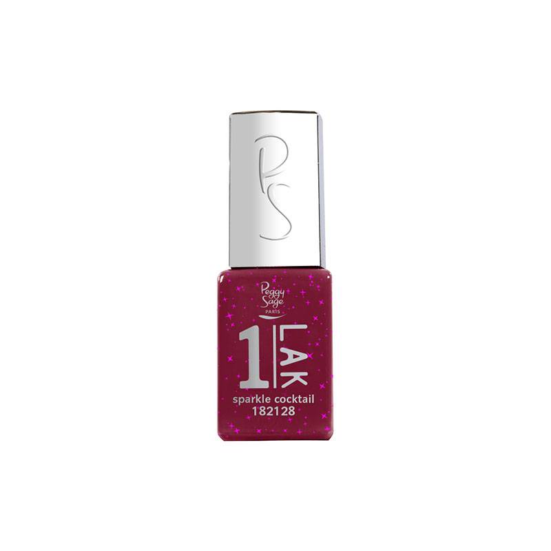 Mini vernis semi-permanent 1-LAK sparkle cocktail de la marque Peggy Sage Contenance 5ml - 1