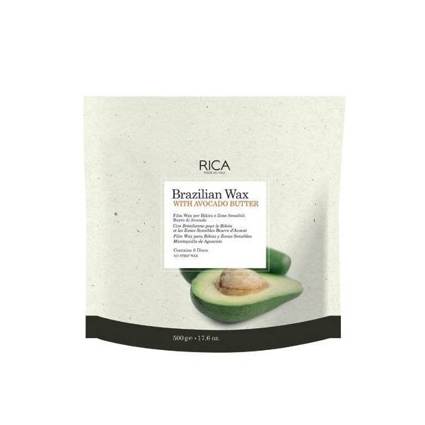 Disques cire d'épilation Avocat (6x83g) de la marque Rica Contenance 498g - 1