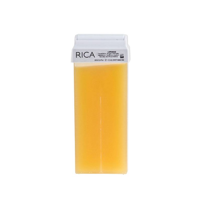 Cartouche cire liposoluble dorée de la marque Rica Contenance 100ml - 1