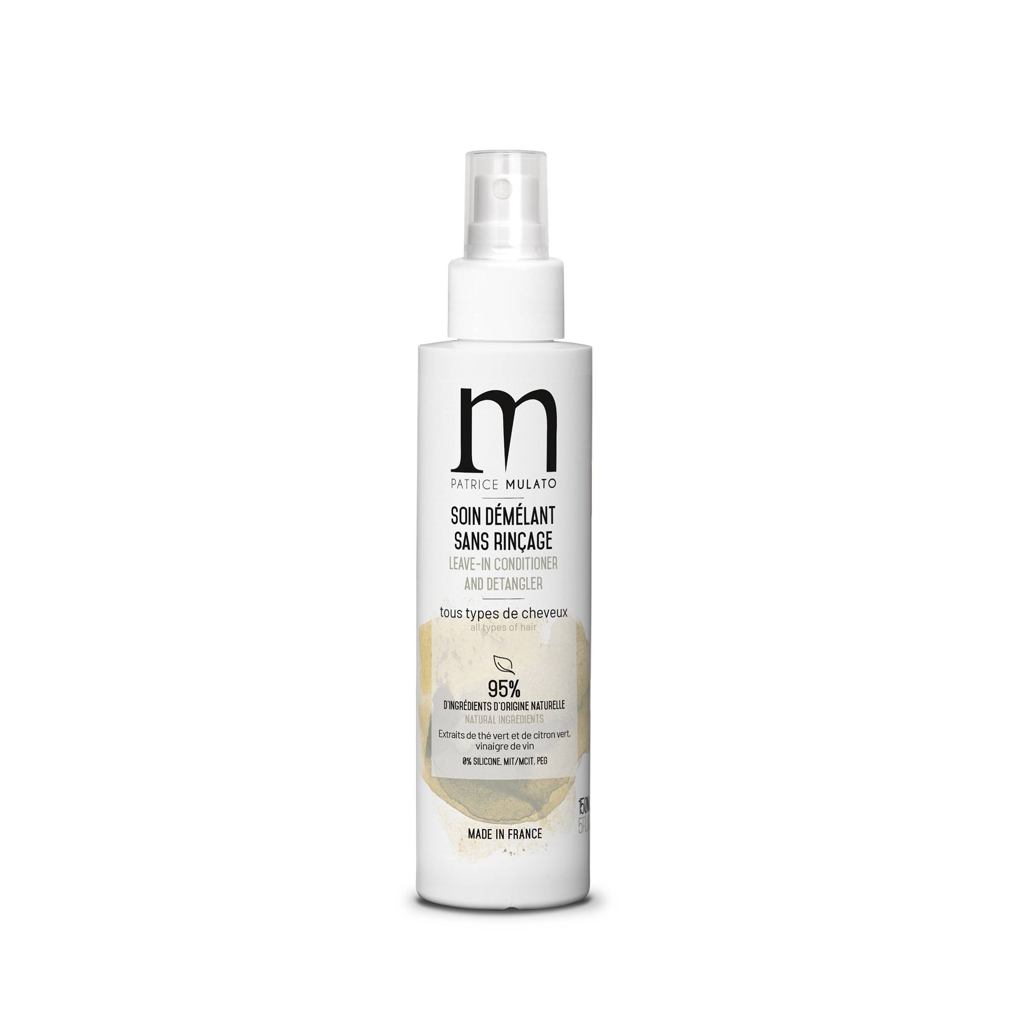 Soin démêlant sans rinçage Traitant - tous types de cheveux de la marque Mulato Contenance 150ml - 1