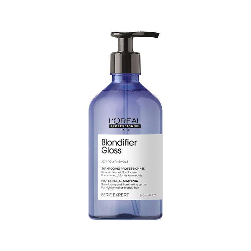 Shampoing cheveux Blonds Gloss Blondifier de la marque L'Oréal Professionnel Contenance 500ml - 1