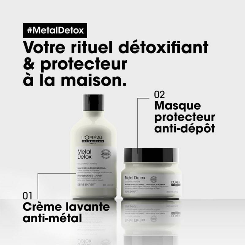 Masque Metal Detox de la marque L'Oréal Professionnel Contenance 250ml - 4