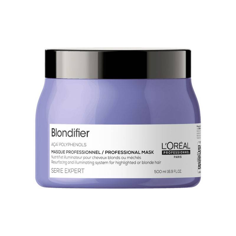 Masque cheveux blonds Blondifier de la marque L'Oréal Professionnel Contenance 500ml - 1