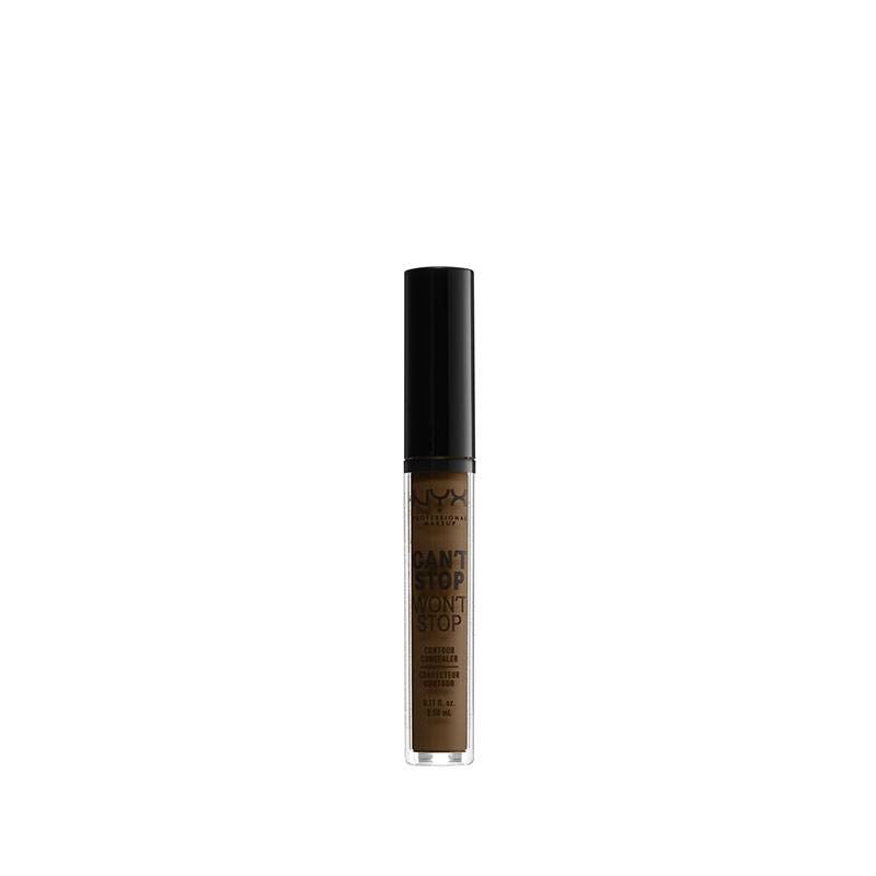 Anti-cernes & correcteur Can't stop won't stop - Walnut de la marque NYX Professional Makeup Contenance 3ml - 1