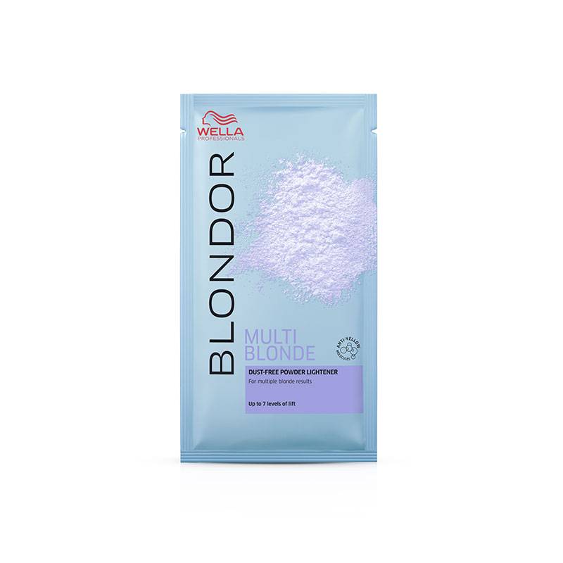 Poudre décolorante powder multi blonde Blondor de la marque Wella Professionals Contenance 30g - 1