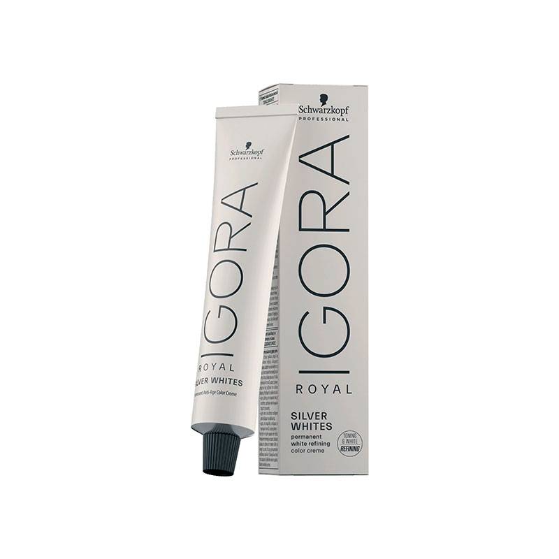 Coloration d'oxydation Igora Royal Silver White de la marque Schwarzkopf Professional Contenance 60ml - 1