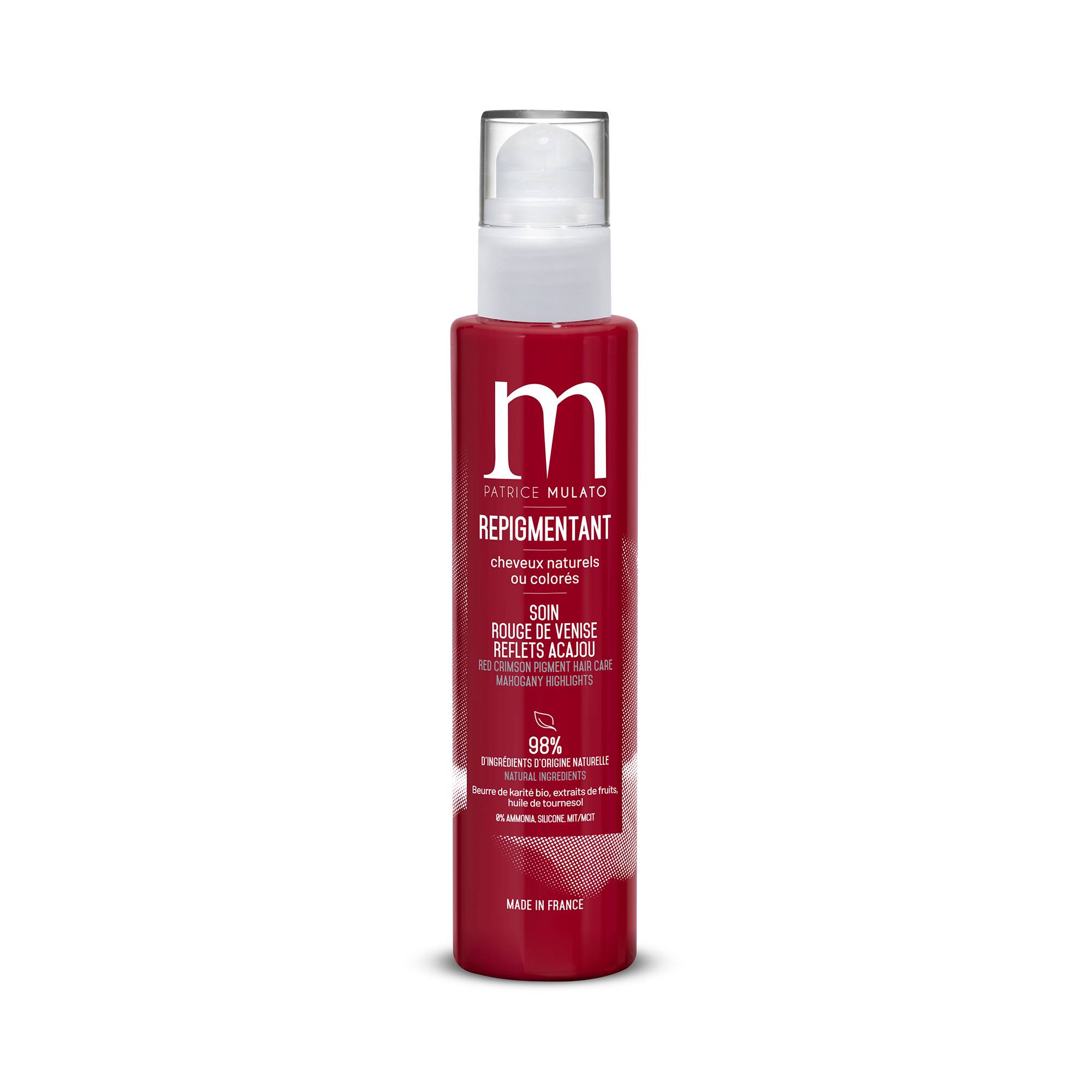 Soin repigmentant rouge venise de la marque Mulato Contenance 200ml - 1