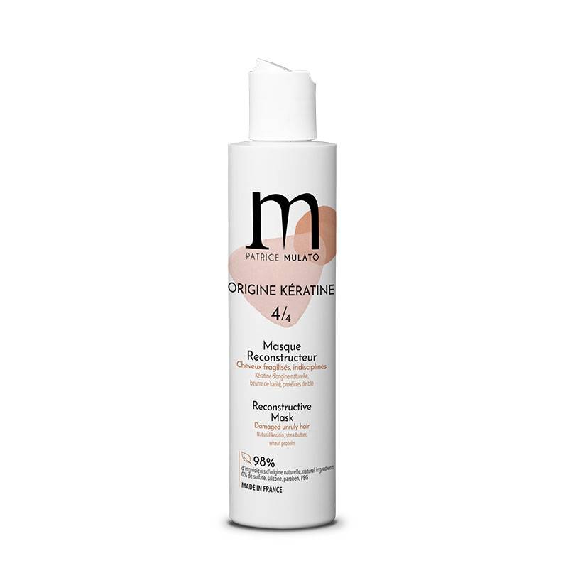 Masque reconstructeur Origine Kératine - Step 4 de la marque Mulato Contenance 200ml - 1
