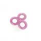 Hair ring Rose métallisé x3 - 1 Hair ring Rose métallisé x3 de la marque Coiffeo - 1