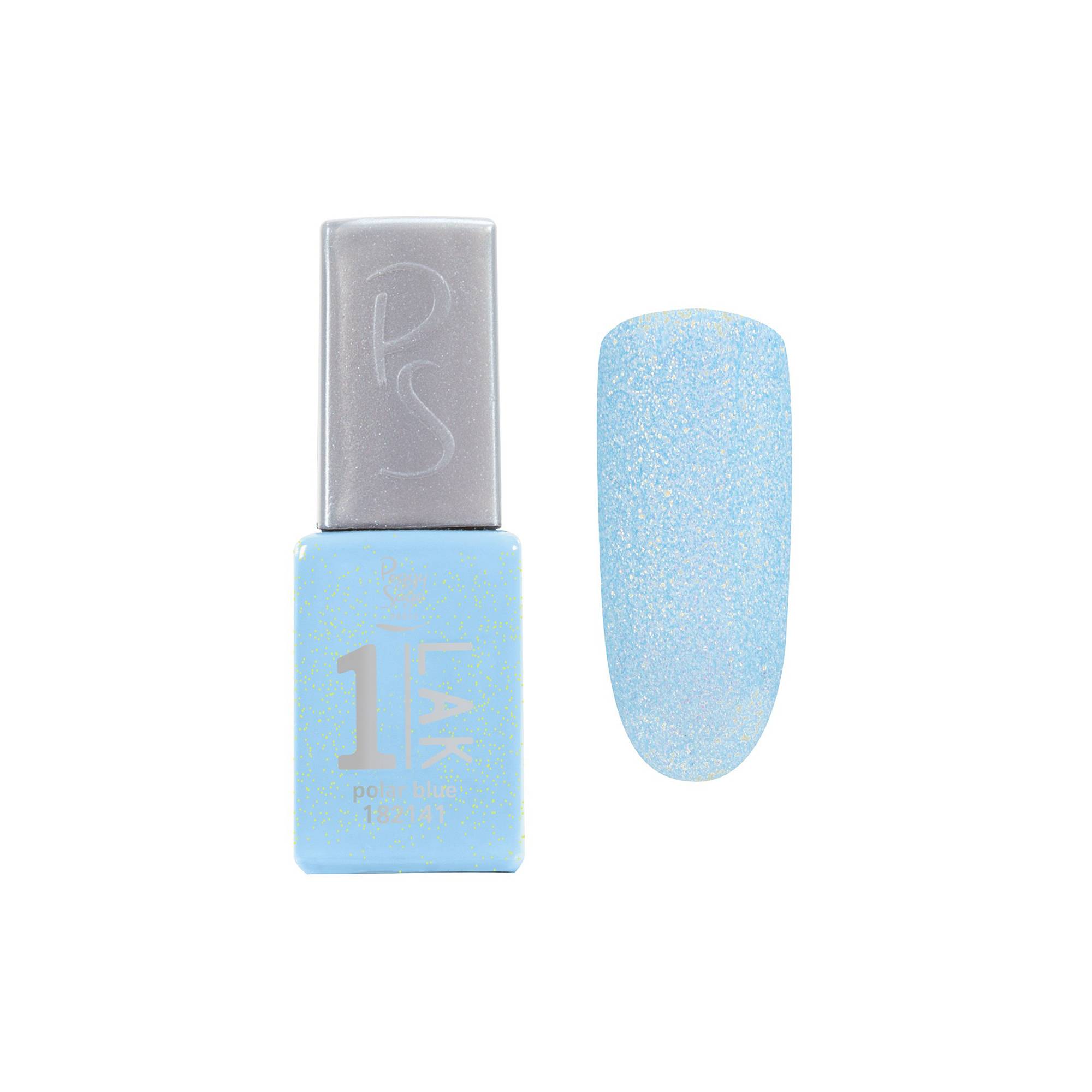 Mini vernis semi-permanent 1-LAK polar blue de la marque Peggy Sage Contenance 5ml - 1