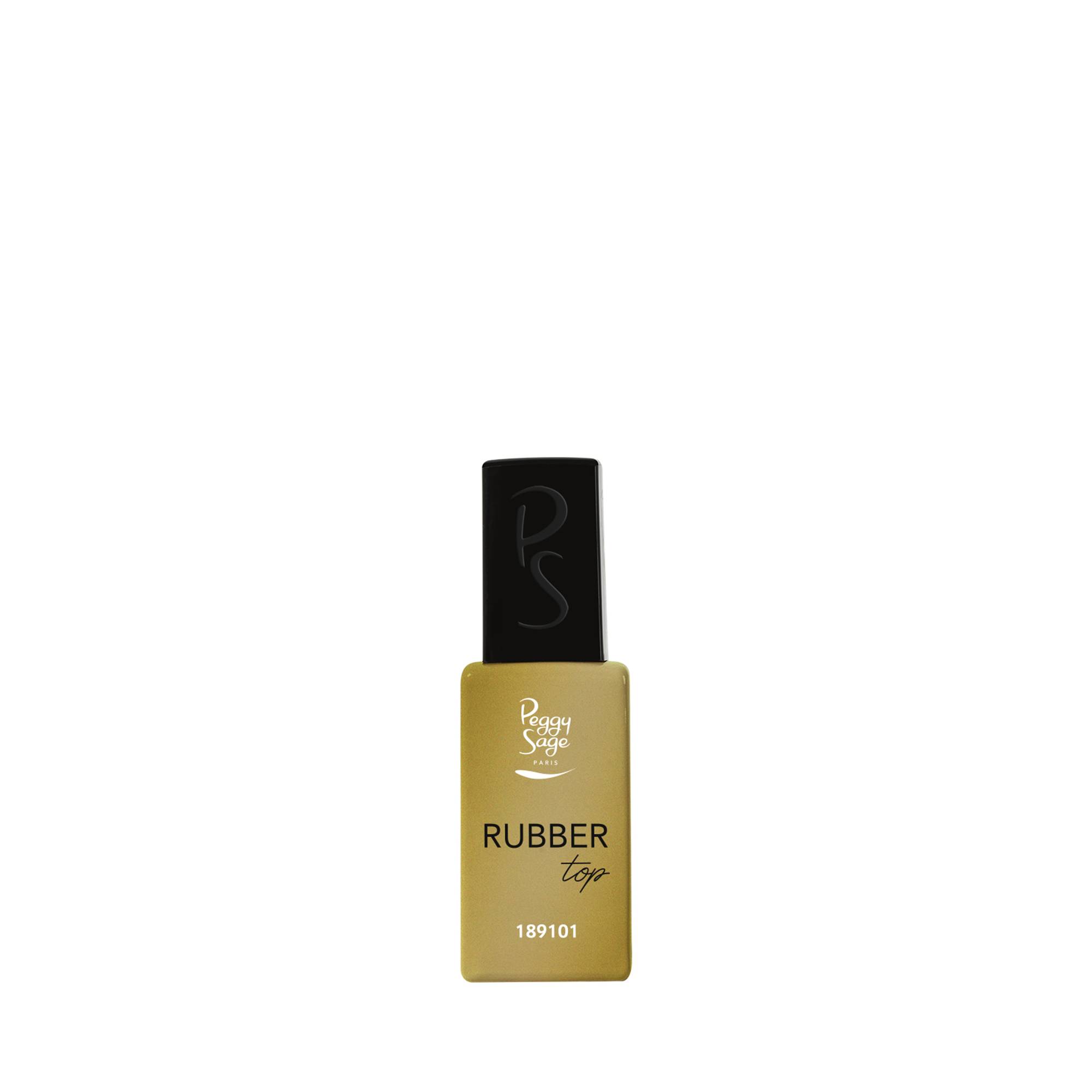Finition semi-permante flexible Rubber top UV/LED de la marque Peggy Sage Contenance 11ml - 1