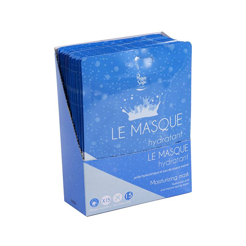 Présentoir masques hydratant x15 de la marque Peggy Sage Contenance 490g - 1