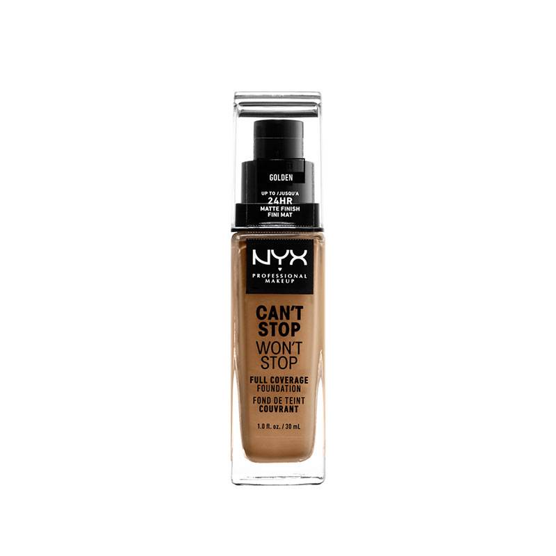 Fond de teint liquide Can't Stop Won't Stop - Golden de la marque NYX Professional Makeup Contenance 30ml - 1