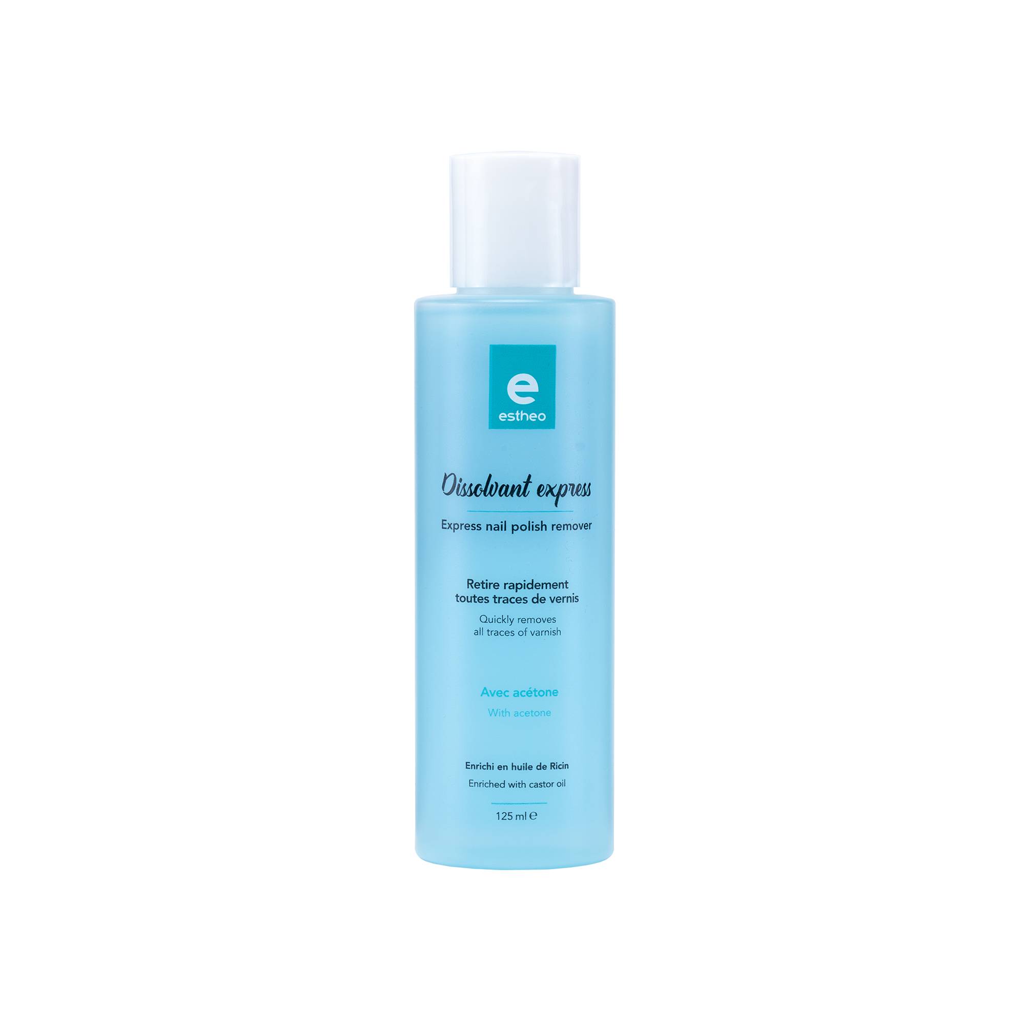 Dissolvant express avec acetone de la marque Estheo Contenance 125ml - 1