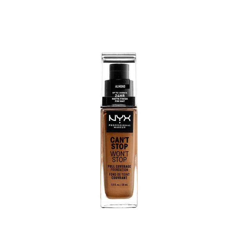 Fond de teint liquide Can't Stop Won't Stop - Almond de la marque NYX Professional Makeup Contenance 30ml - 1