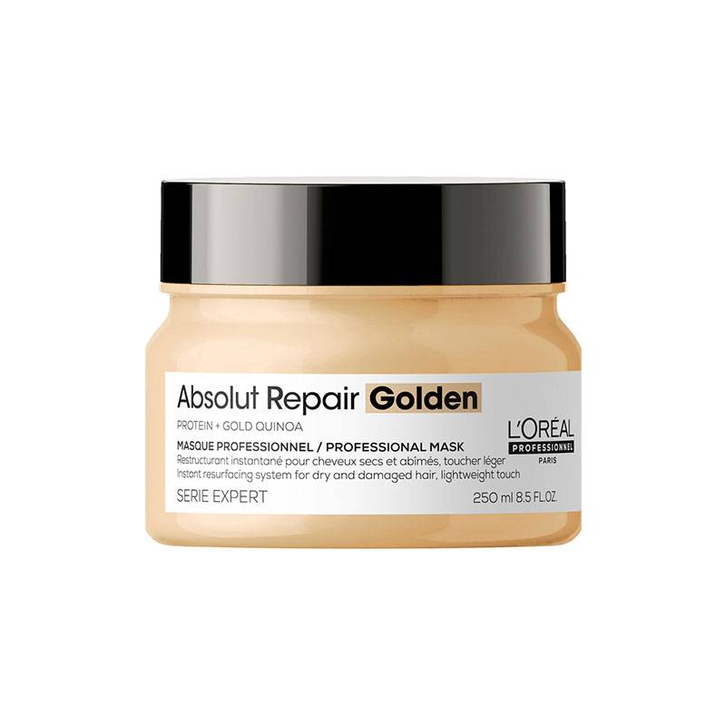 Masque Golden à la protéine de quinoa doré restructurant de la marque L'Oréal Professionnel Contenance 250ml - 1