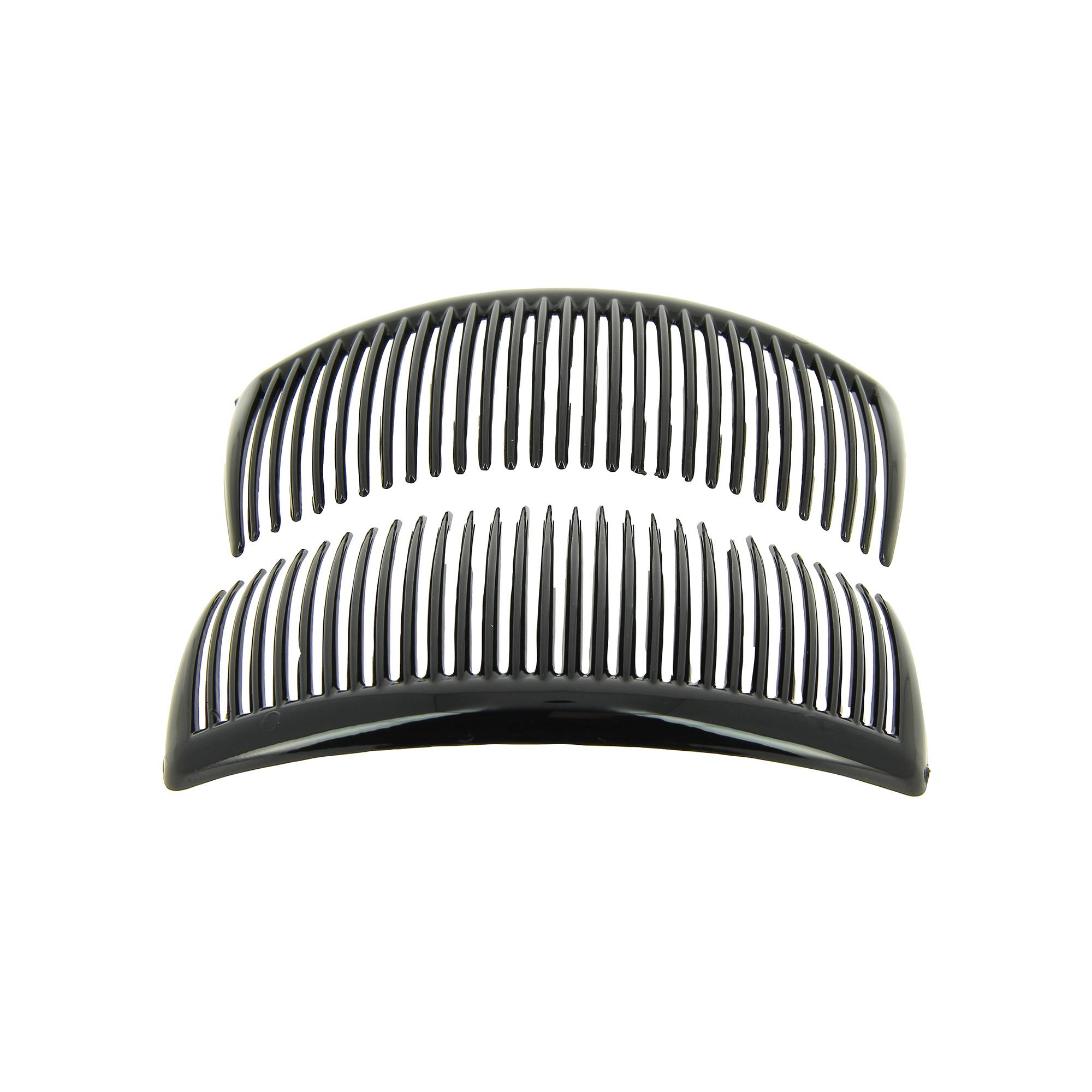 Peigne barette noir x2 de la marque Coiffeo - 1