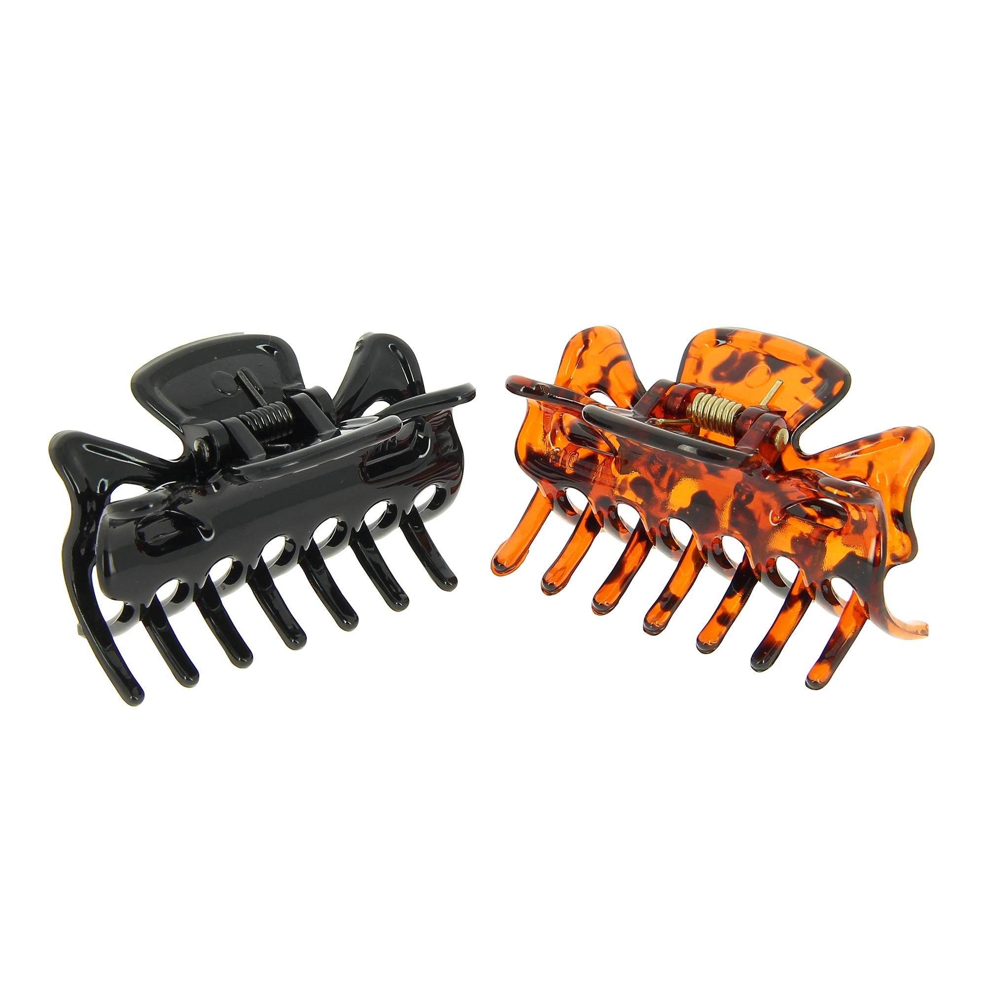 Pince PM noir et écaille x2 de la marque Coiffeo - 1