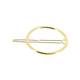 Barrette ronde dorée - 1 Barrette ronde dorée de la marque Coiffeo - 1