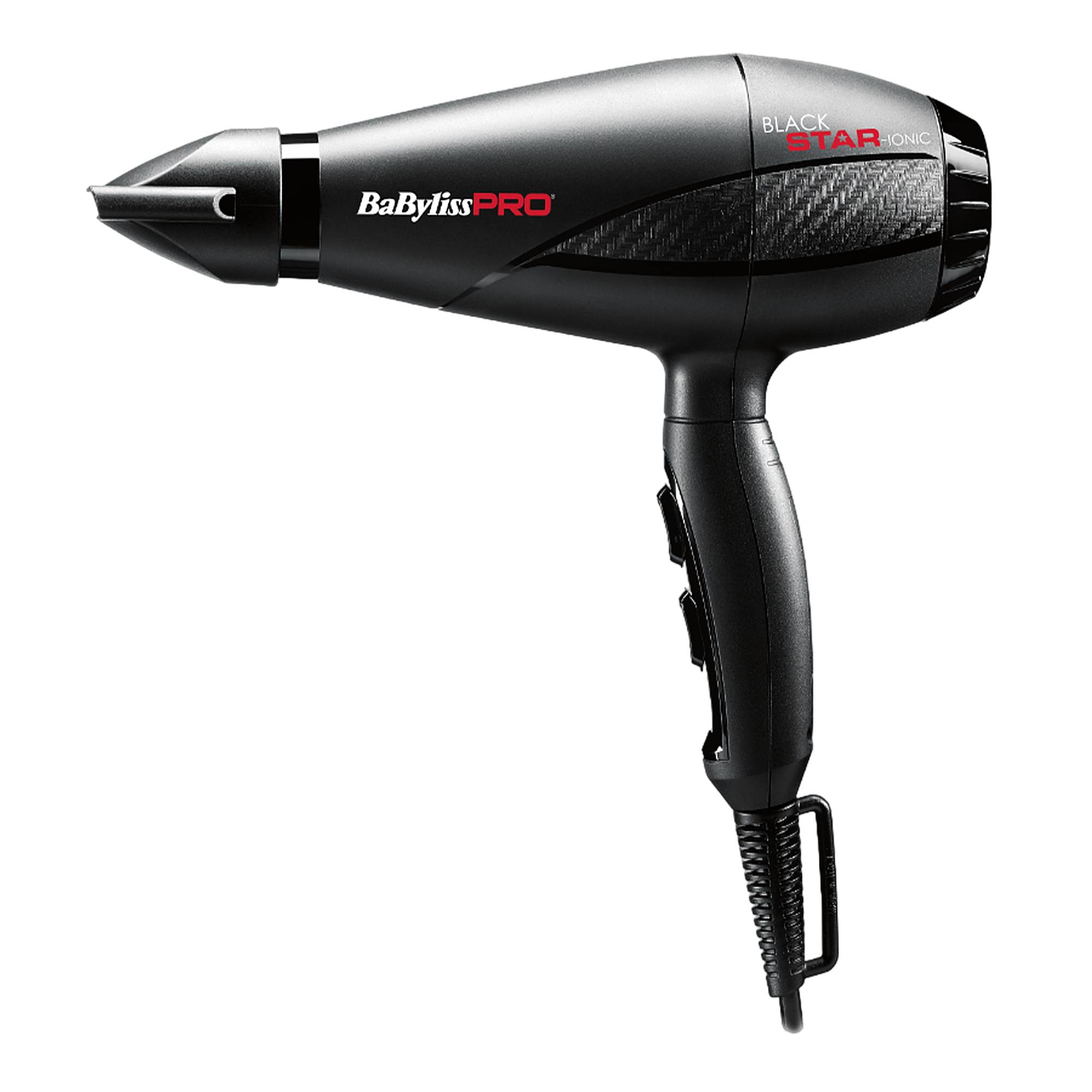 Sèche-cheveux BLACK STAR ionic noir 2200W de la marque Babyliss Pro - 1