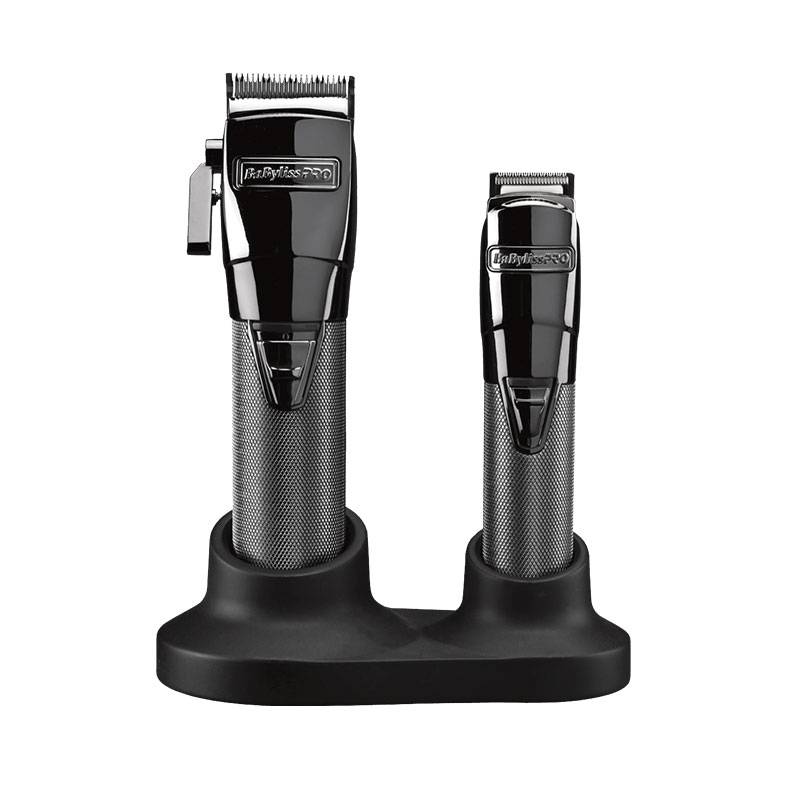 Duo de tondeuses coupe et finition gunsteel de la marque Babyliss Pro - 1