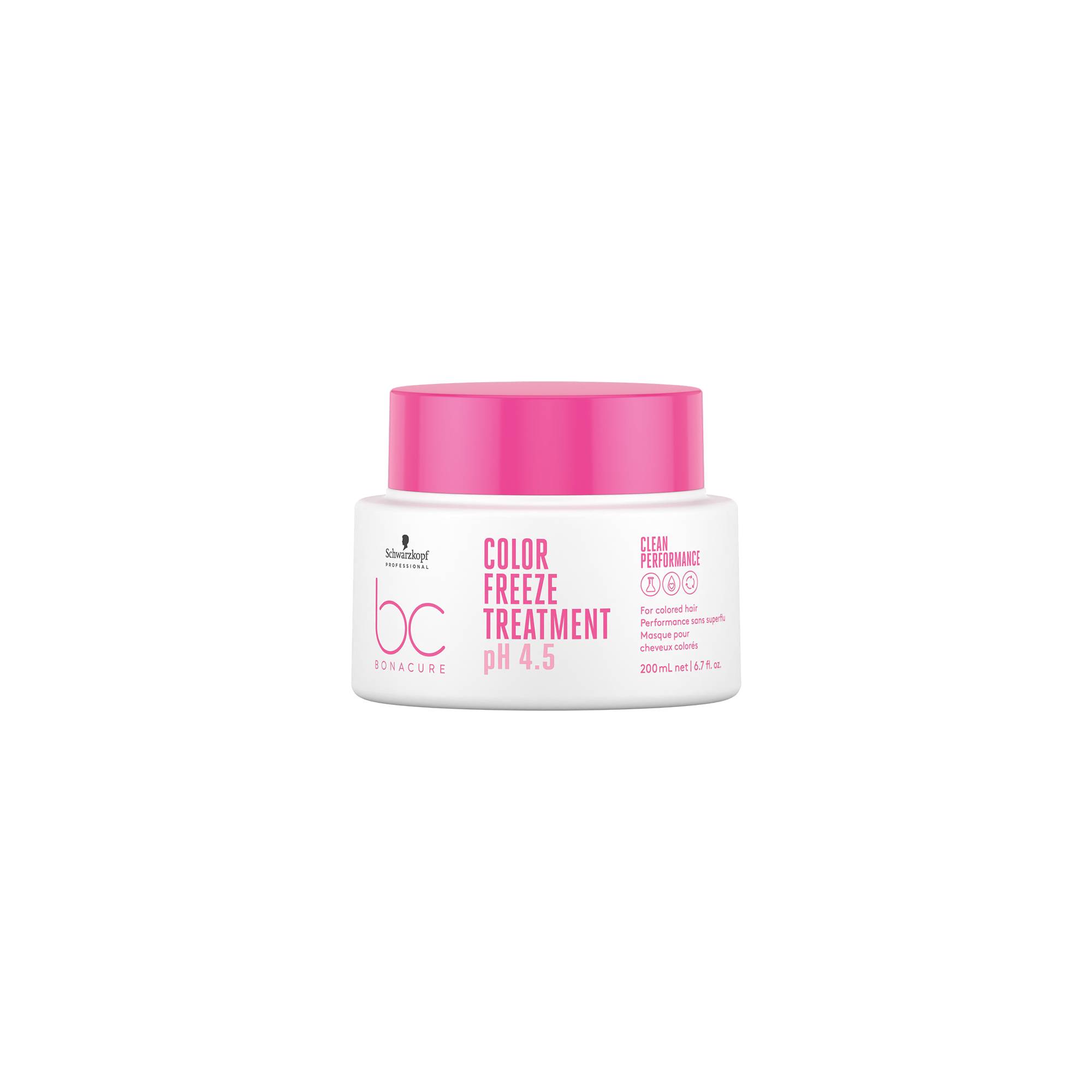 Masque pour cheveux colorés pH 4.5 Color Freeze Treatment de la marque Schwarzkopf Professional Contenance 200ml - 1