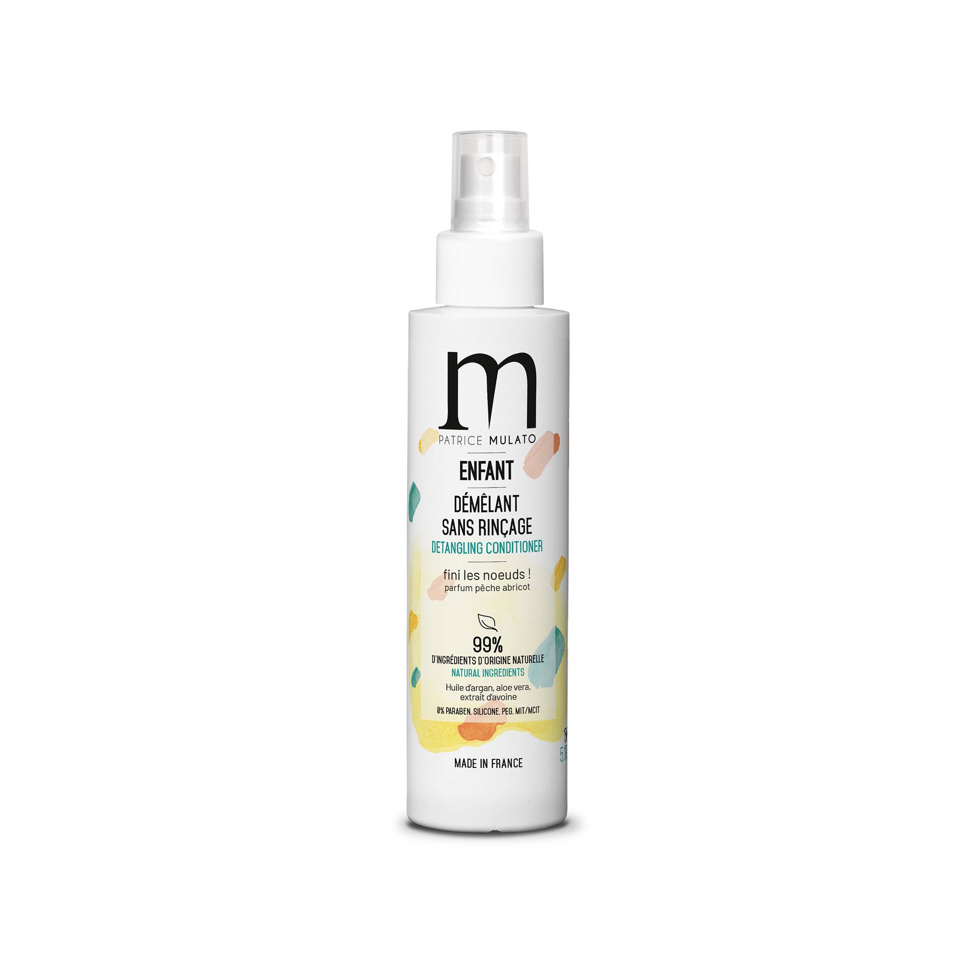 Spray démêlant sans rinçage Enfant de la marque Mulato Contenance 150ml - 1