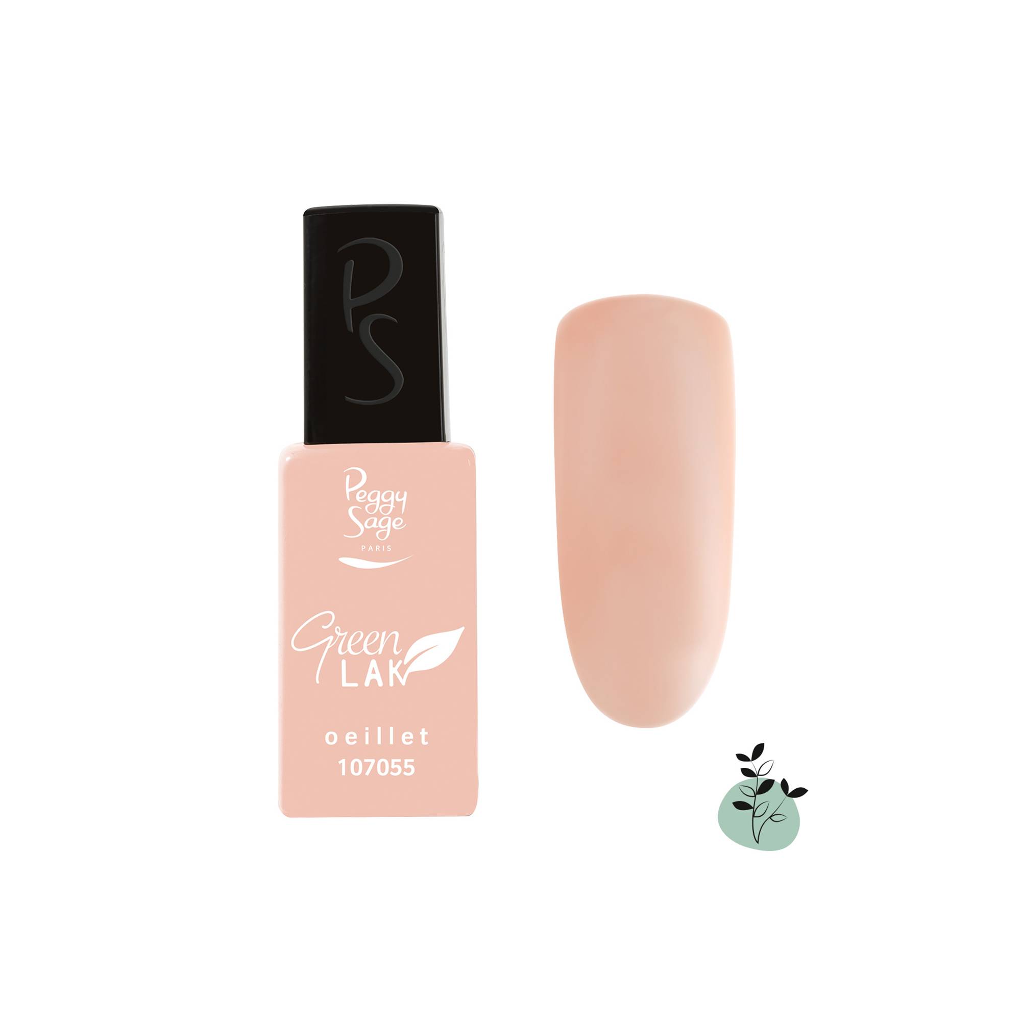 Vernis à ongles Green LAK Oeillet de la marque Peggy Sage Contenance 10ml - 1