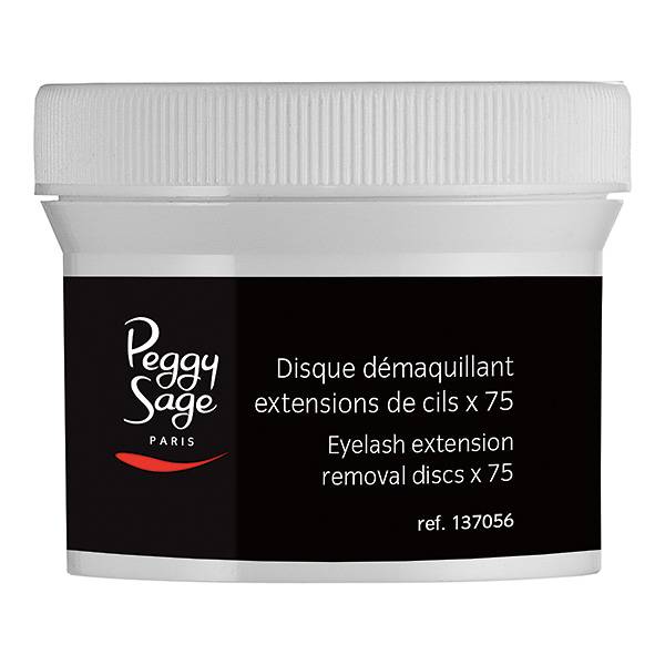 Disque démaquillant extensions de cils x 75 de la marque Peggy Sage - 1