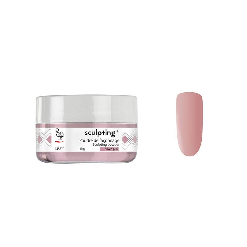 Poudre de façonnage Silken pink de la marque Peggy Sage Contenance 10g - 1