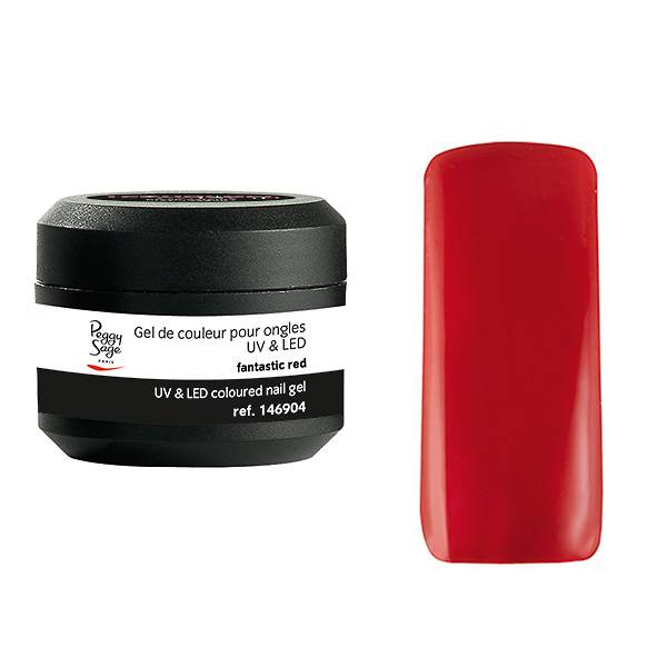 Gel Coloré UV & LED Peggy Sage - Scintillant Violet 5g - Réf. 146874 - Neuf