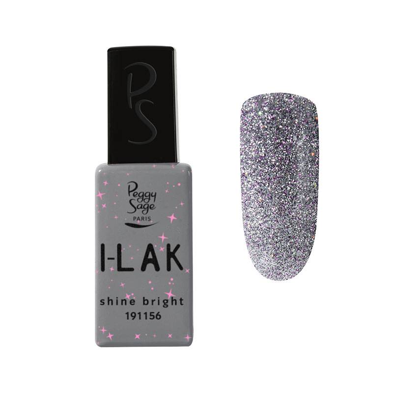 Vernis semi-permanent I-LAK Shine bright de la marque Peggy Sage Contenance 11ml - 1