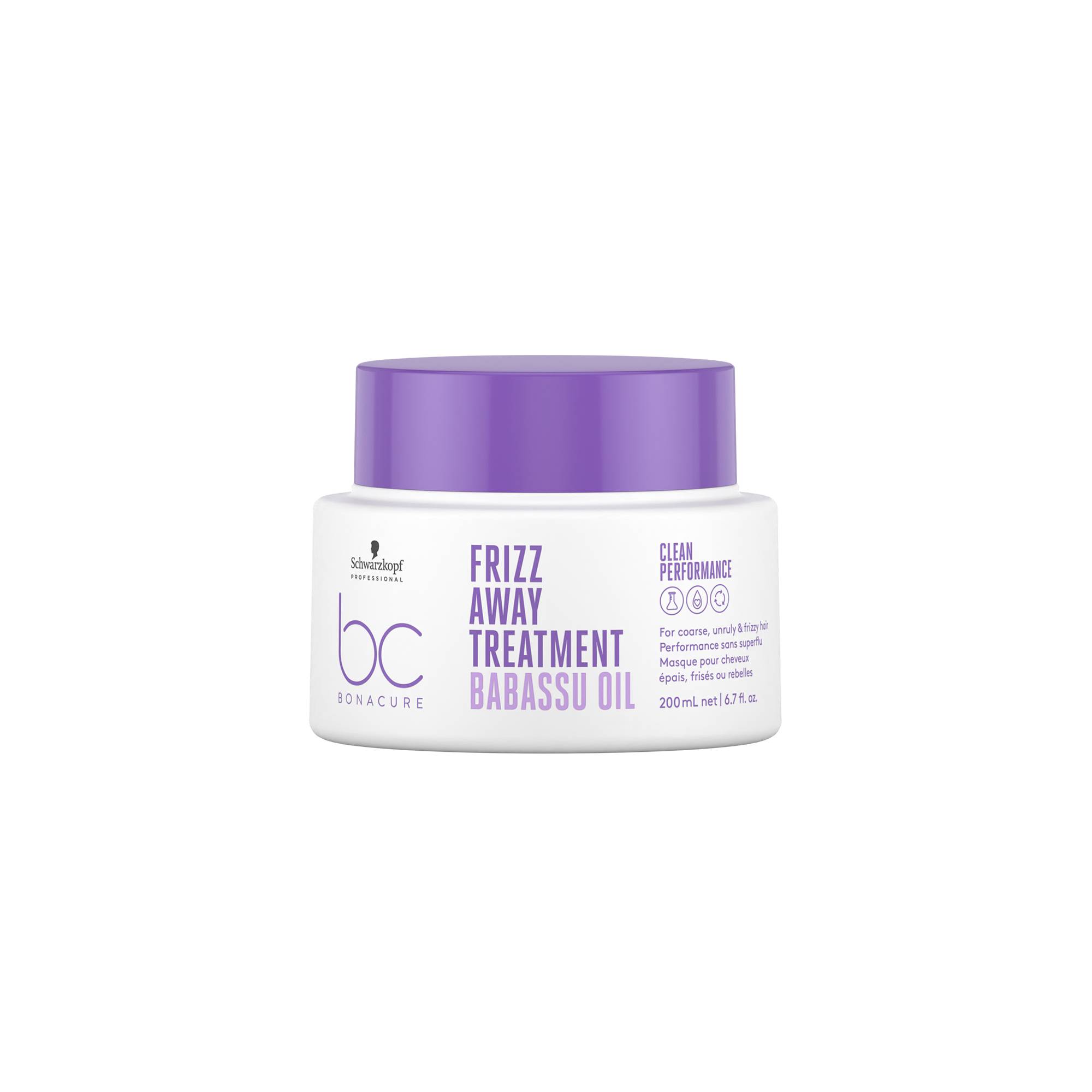 Masque Frizz Away BC Bonacure de la marque Schwarzkopf Professional Contenance 200ml - 1