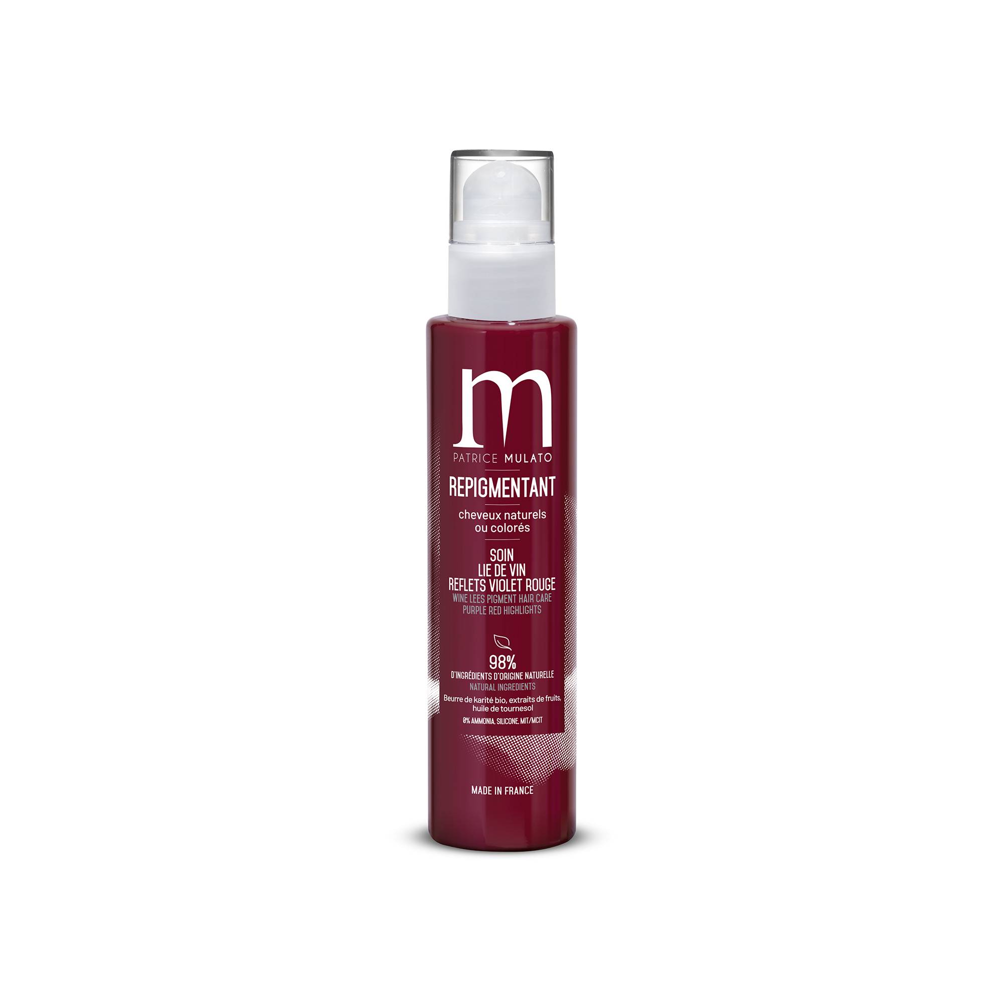 Soin repigmentant lie de vin de la marque Mulato Contenance 200ml - 1
