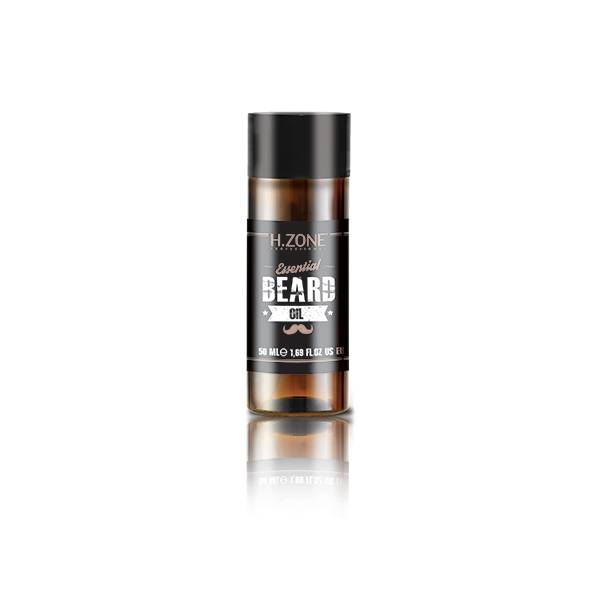 Huile barbe et moustache - Essential de la marque H.Zone professional Contenance 50ml - 1