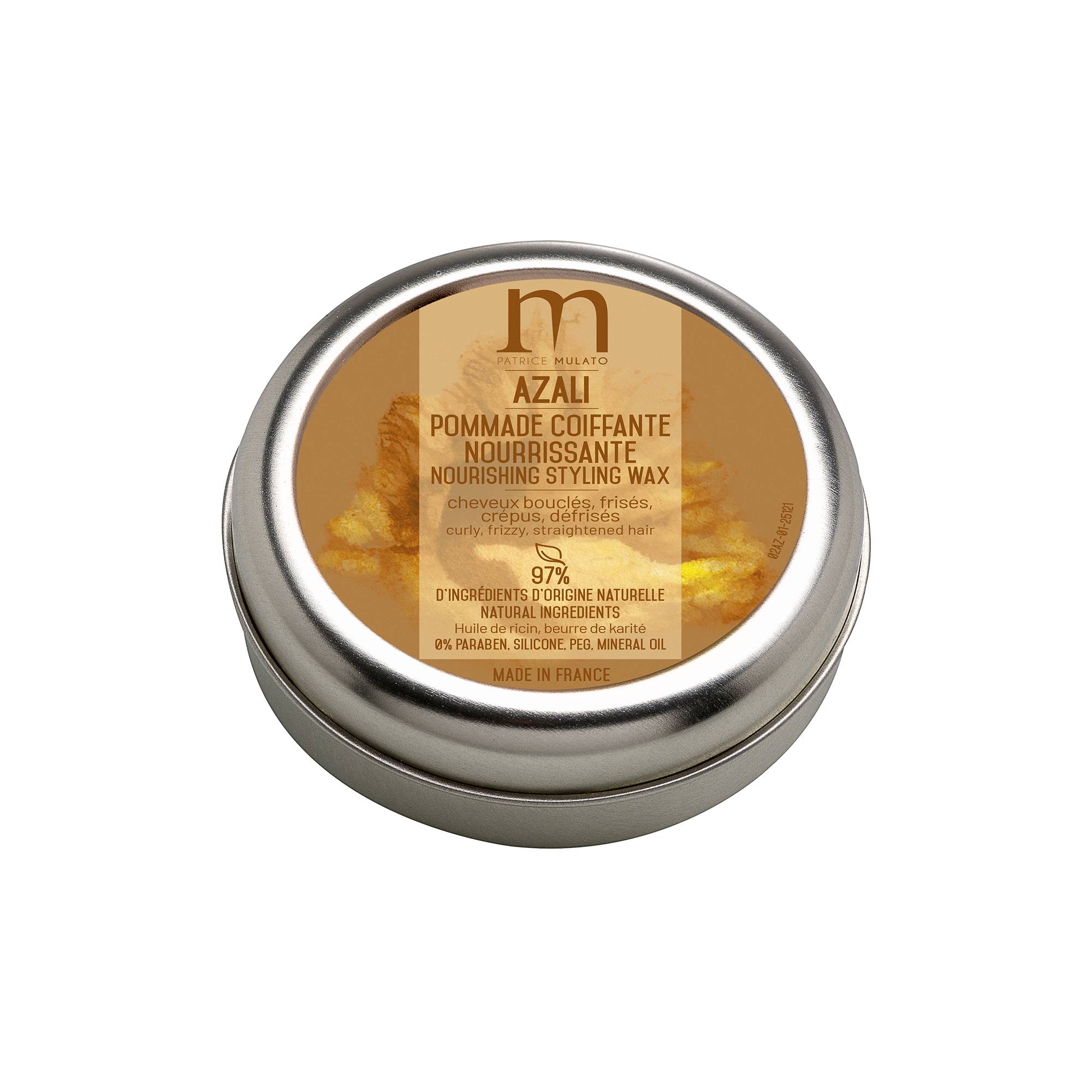 Pommade coiffante Azali de la marque Mulato Contenance 40ml - 1