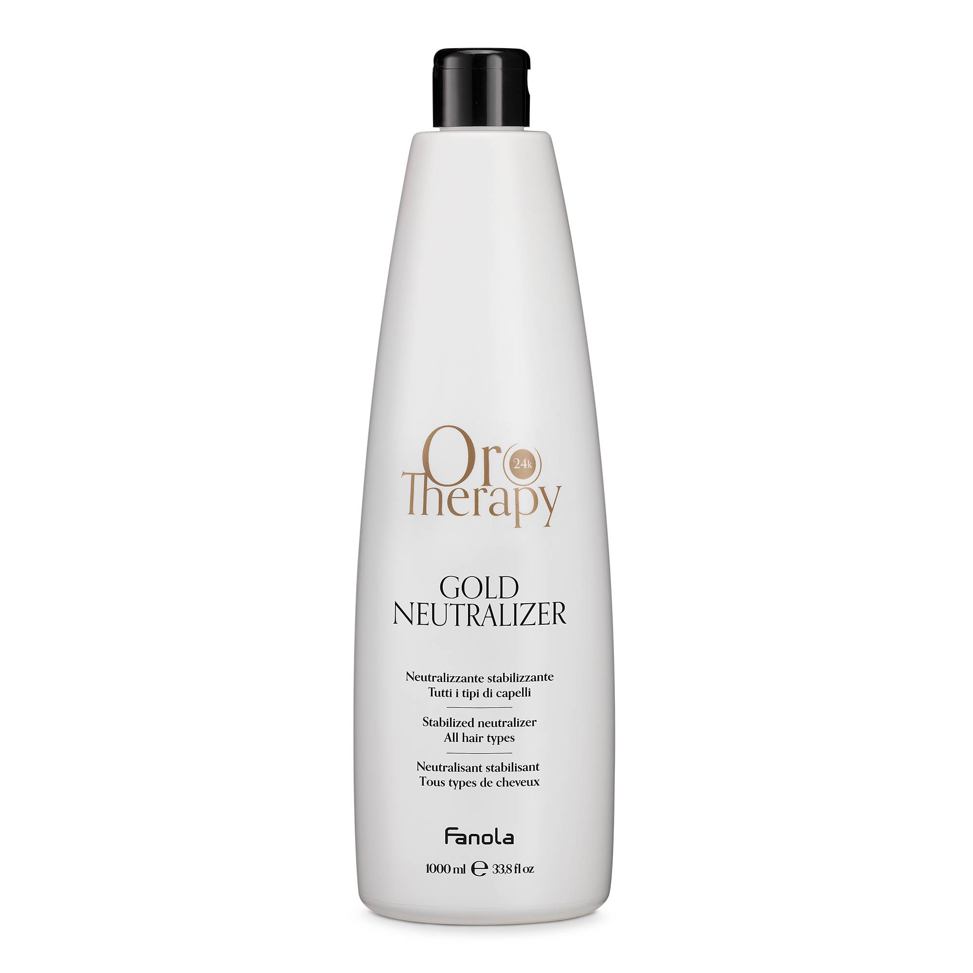 Neutralisant Gold Neutralizer de la marque Oro Therapy Contenance 1000ml - 1