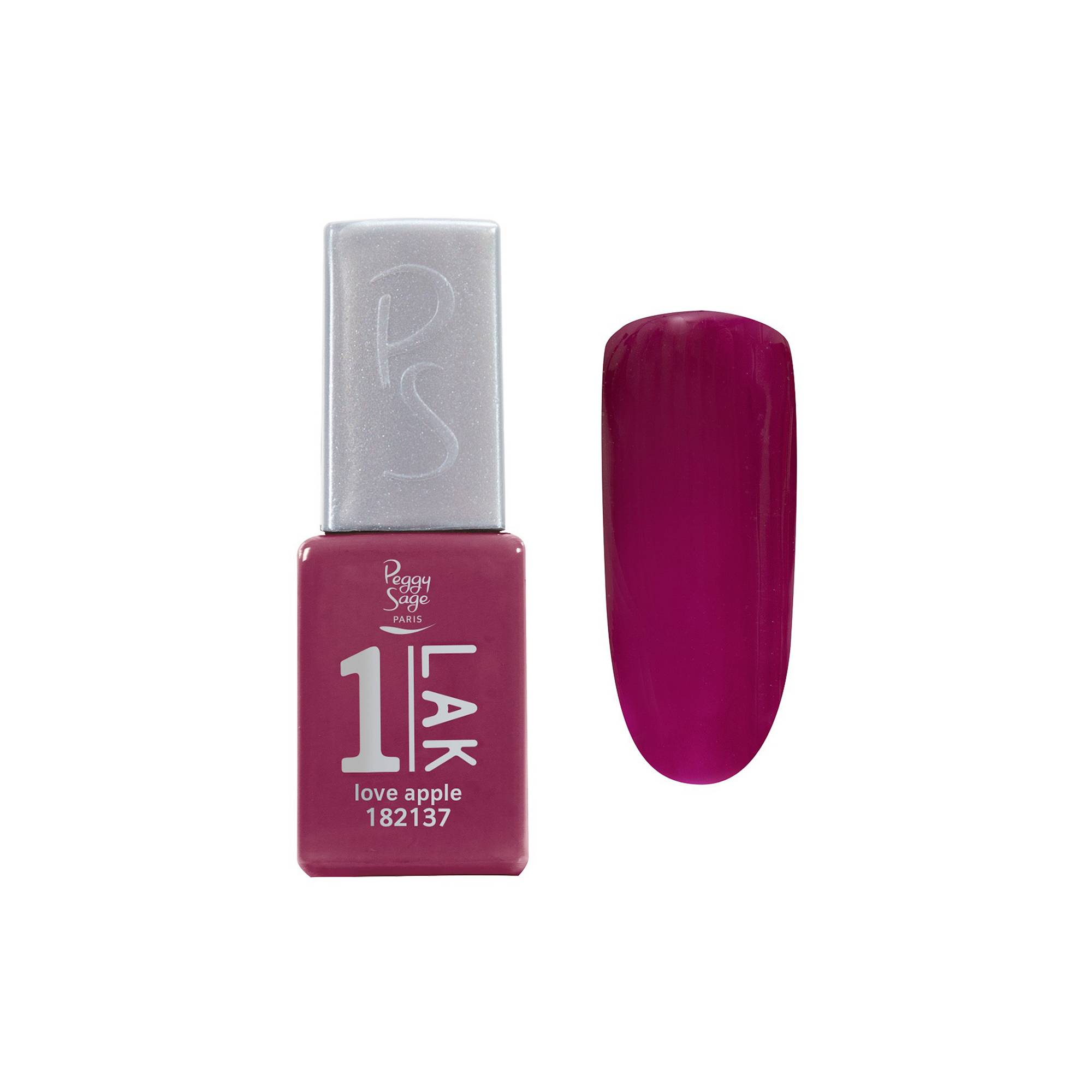 Mini vernis semi-permanent 1-LAK love apple de la marque Peggy Sage Contenance 5ml - 1