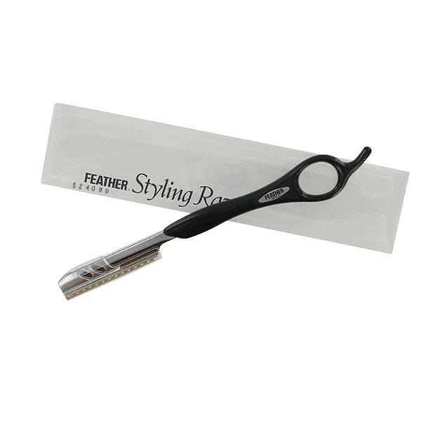 Rasoir noir styling de la marque Feather - 1