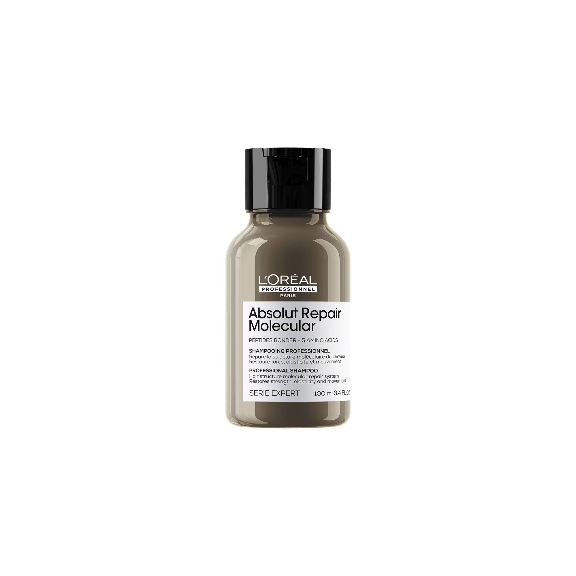 Shampoing réparateur moléculaire Absolut Repair Molecular de la marque L'Oréal Professionnel Contenance 100ml - 1