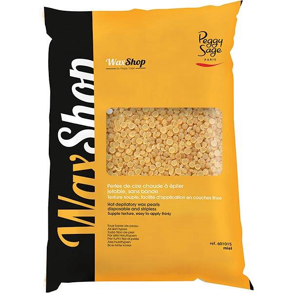 Perles de cire à épiler sans bande Miel 800g de la marque Peggy Sage Contenance 800g - 1