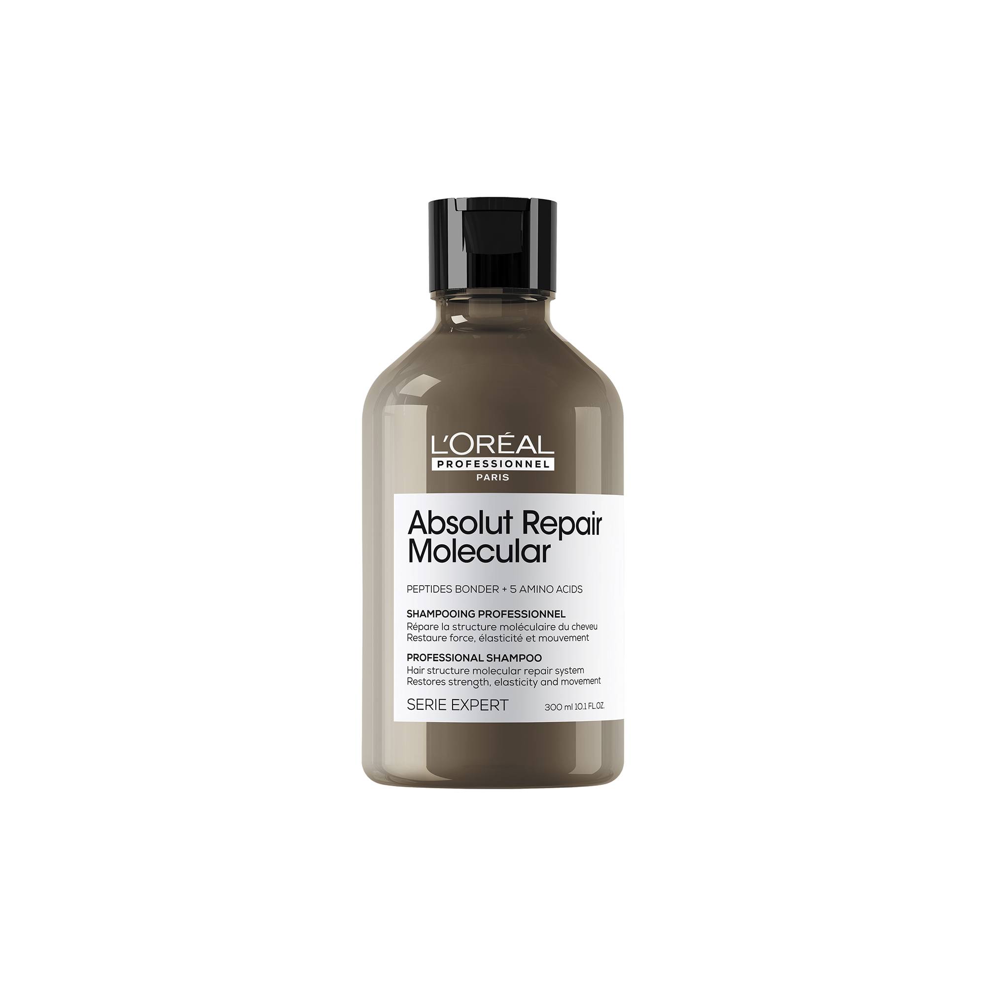 Shampoing réparateur moléculaire Absolut Repair Molecular de la marque L'Oréal Professionnel Contenance 300ml - 1