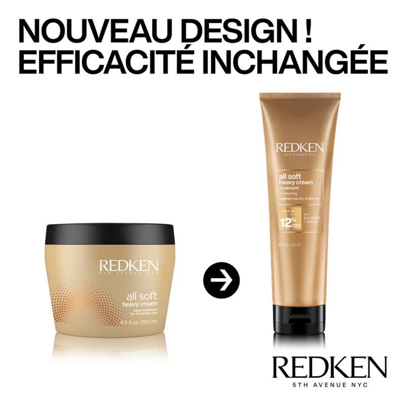 Masque hydratant All Soft NEW de la marque Redken Contenance 250ml - 4