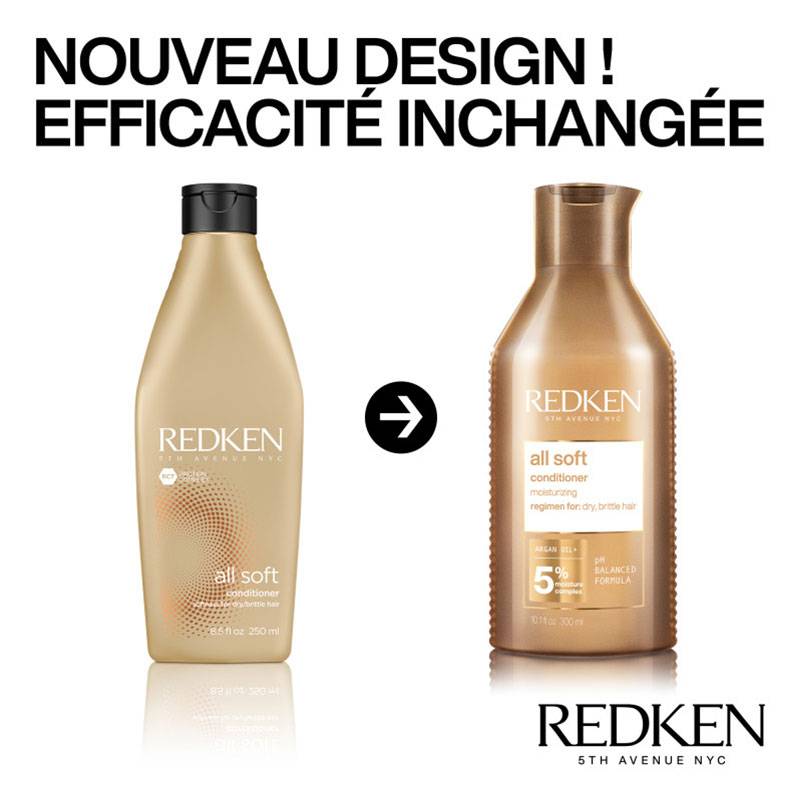 Apres-shampoing hydratant All Soft NEW de la marque Redken Contenance 300ml - 4