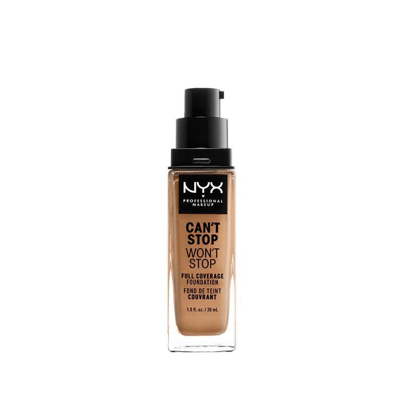 Fond de teint liquide Can't Stop Won't Stop - Camel de la marque NYX Professional Makeup Contenance 30ml - 2