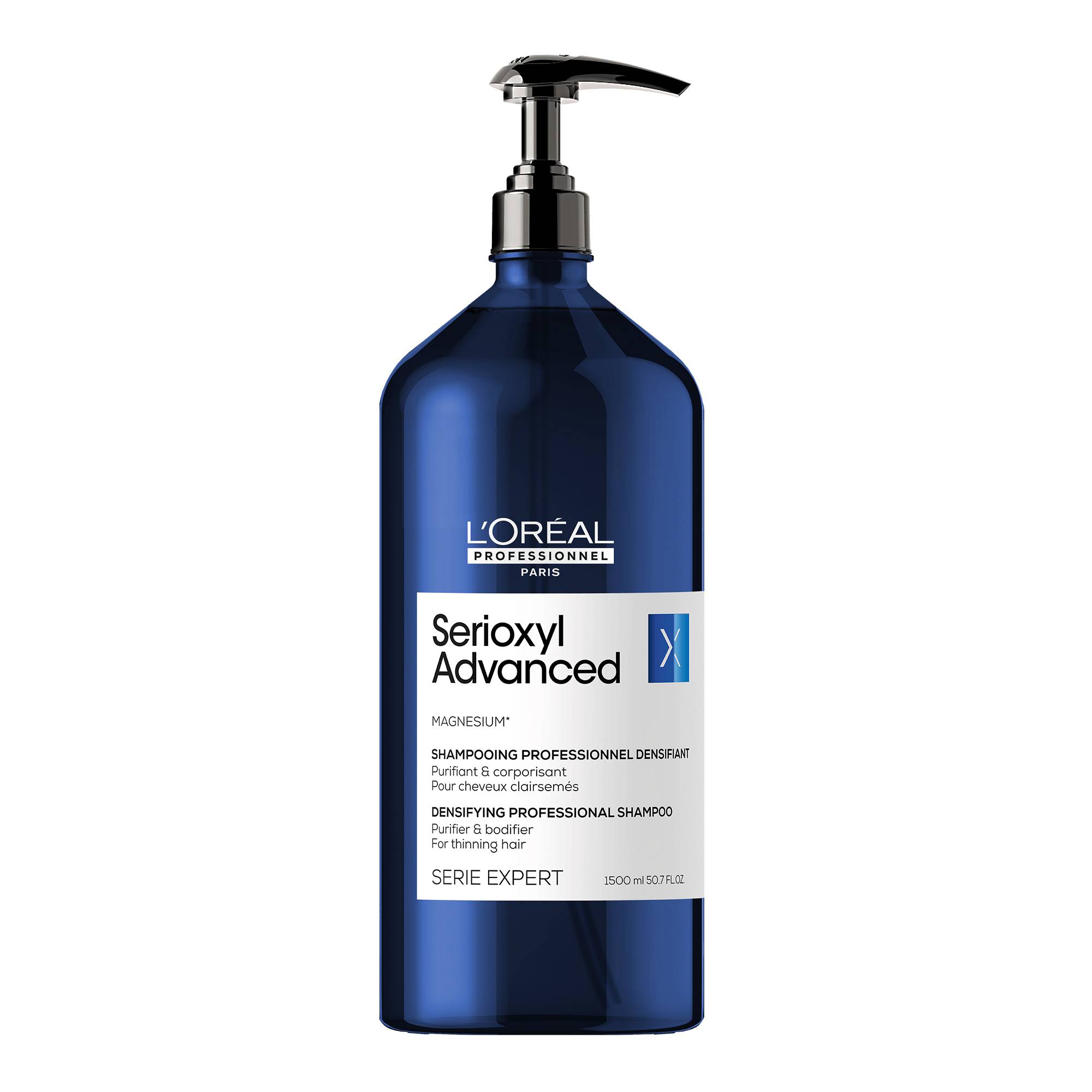 Shampoing densifiant Serioxyl Advanced de la marque L'Oréal Professionnel Contenance 1500ml - 1
