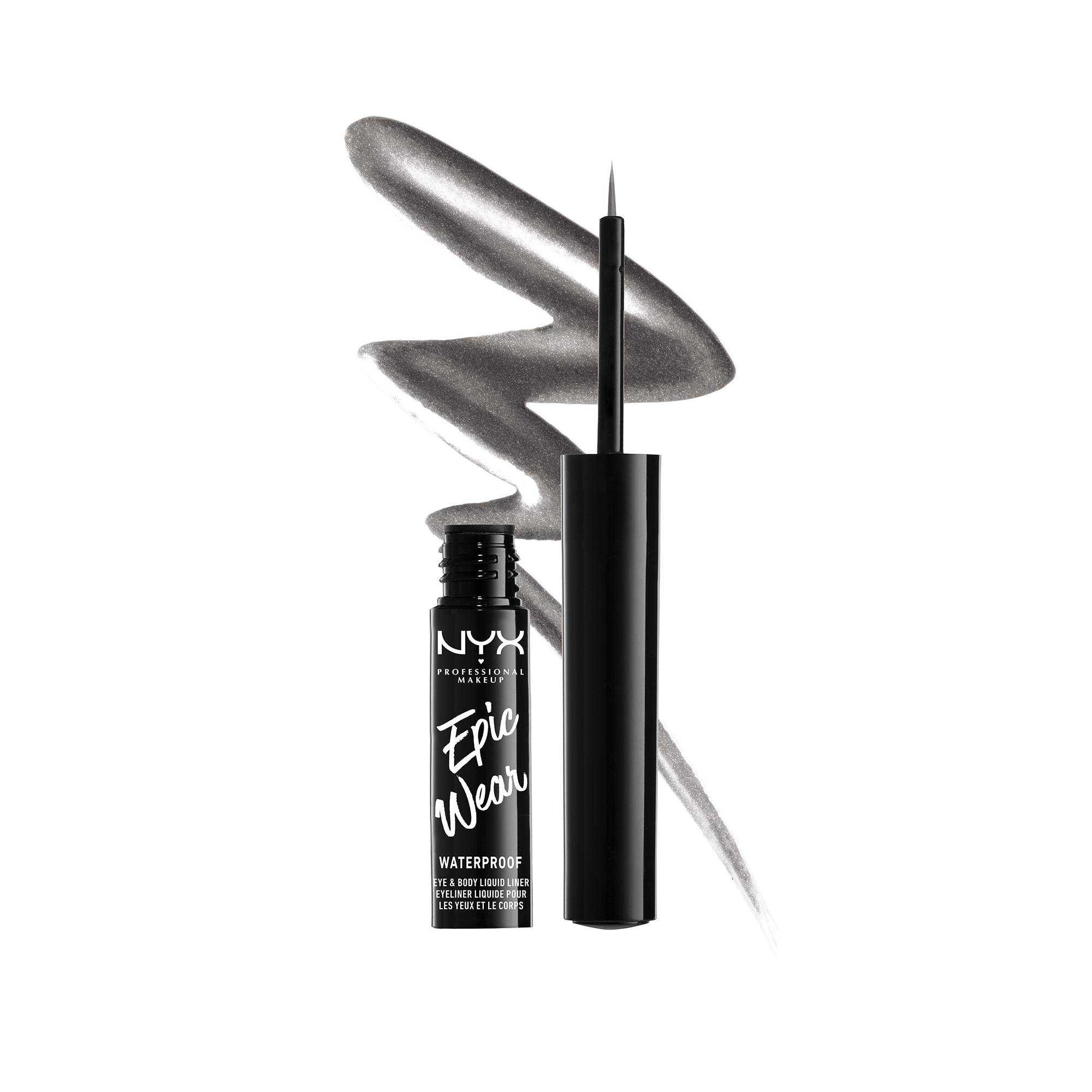 Epic Wear Metallic Liquide Liner Gunmetal de la marque NYX Professional Makeup - 1